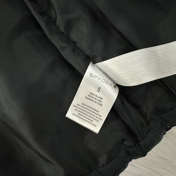 Spyder boys puffer vest jacket size 5 full zip sleeveless - Picture 8 of 9